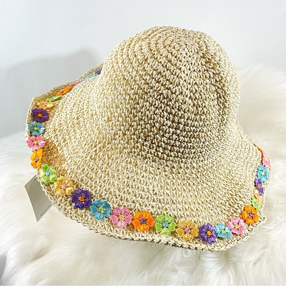 True Love Floppy Straw Sun Hat - Picture 6 of 11